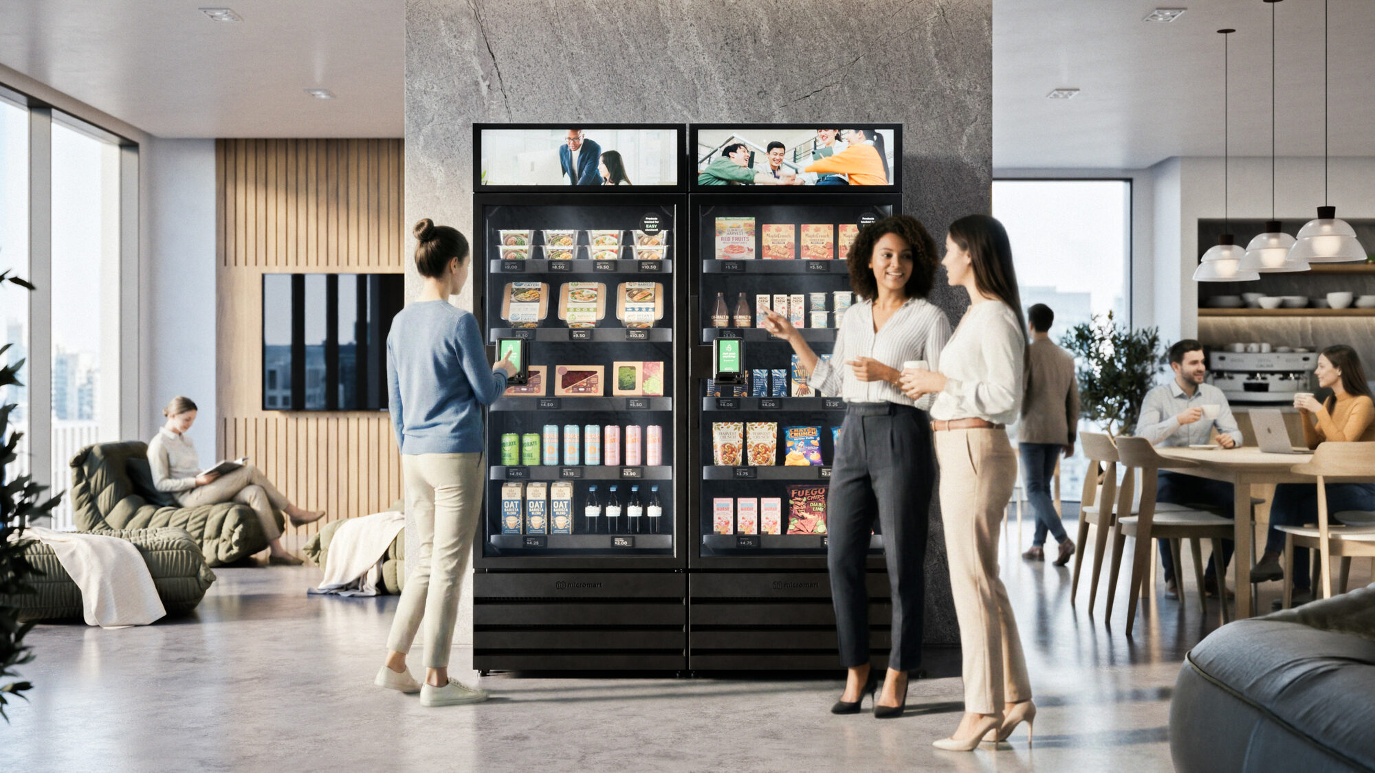Daily Drop Smart Store installed in a shared amenity space